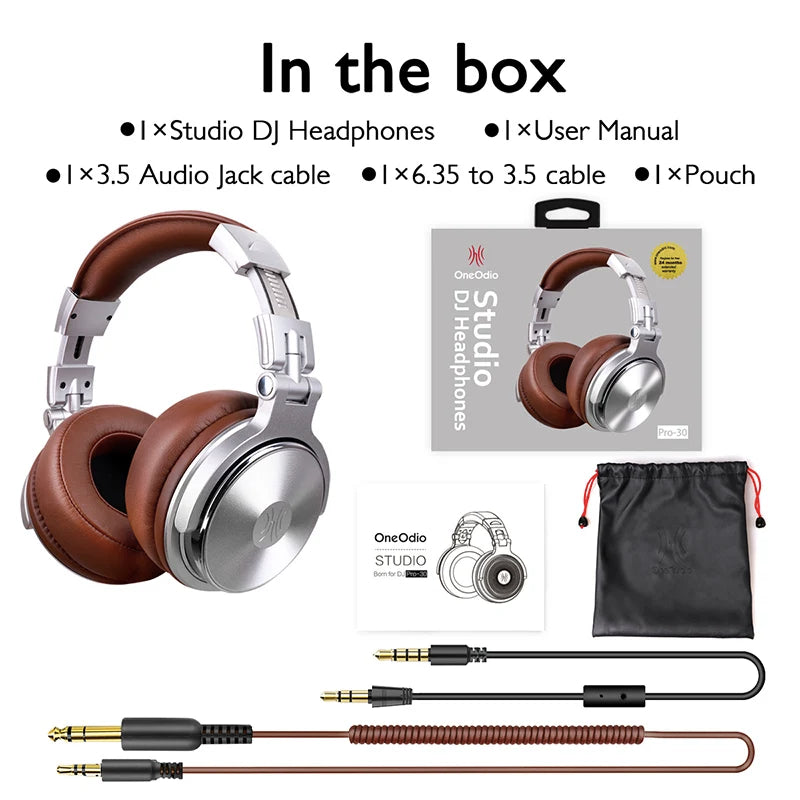Oneodio Wired Headphones Professional Studio DJ Headphone
