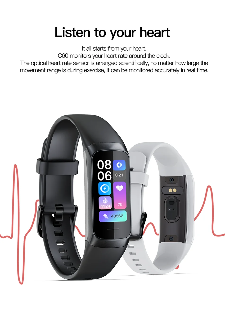 LIGE Amoled Smart Watch 2024