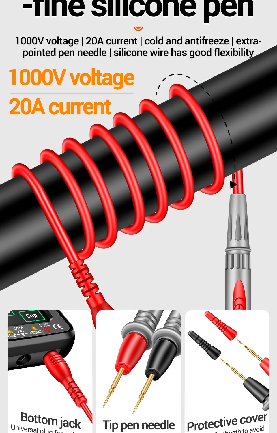 ANENG 683 Smart Multimeter High-end Touch 6000 Counts Multimetro