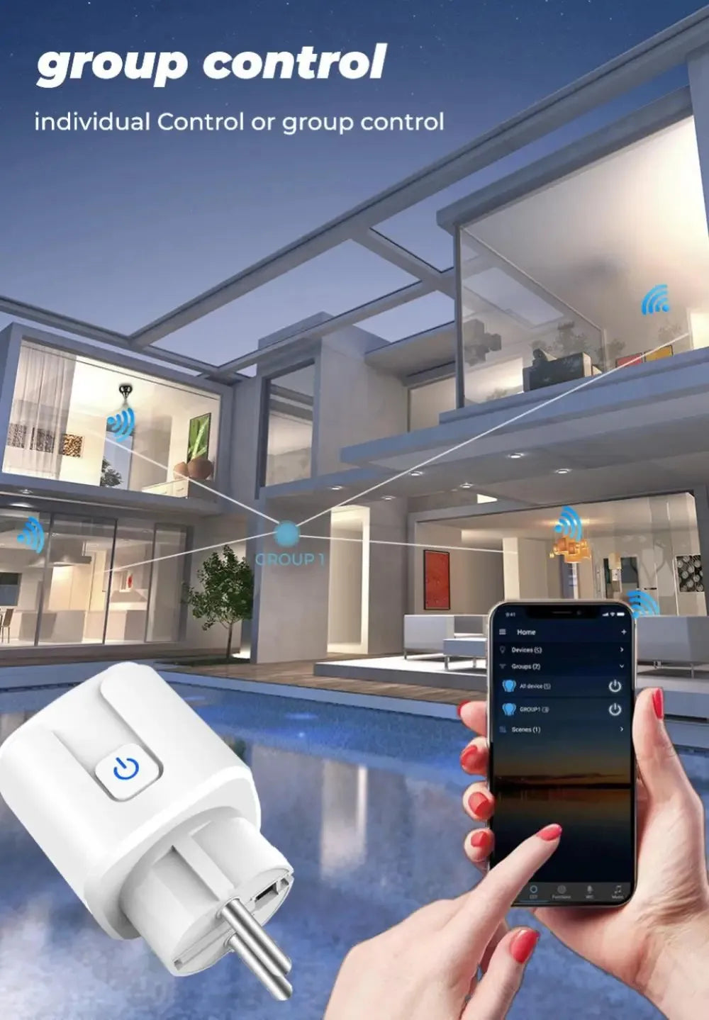 Tuya Zigbee Smart Plug 20A EU