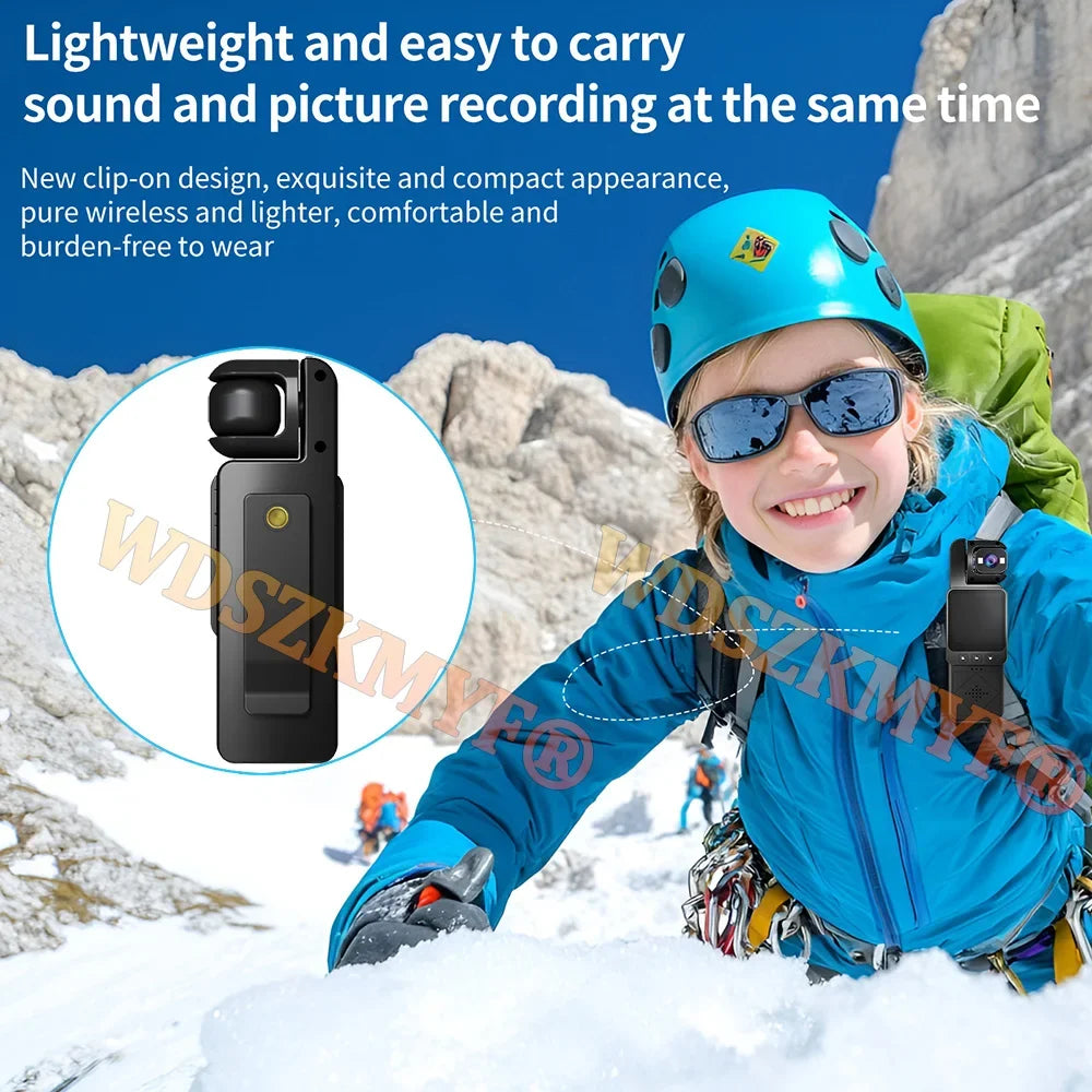 FHD 1080P Wifi Camera Digital Video Outdoor Sports Camera Mini DV Portable Handheld Law Enforcement Recorder 360° Rotatable Lens