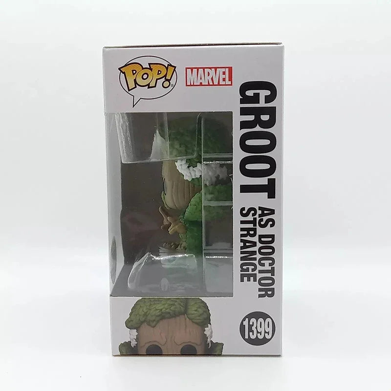 FUNKO POP Marvel Figures Doctor Strange Anime Figure Groot as Doctor Strange #1399 Model Toys Collectible Limited Edition Toy