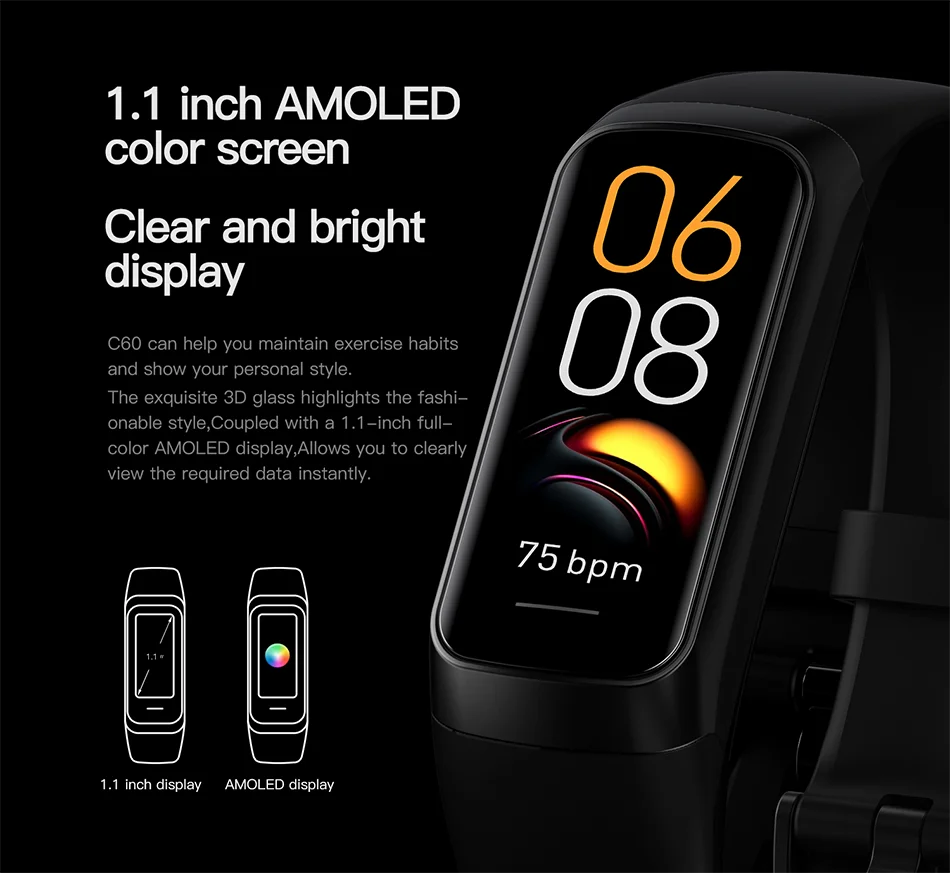 LIGE Amoled Smart Watch 2024