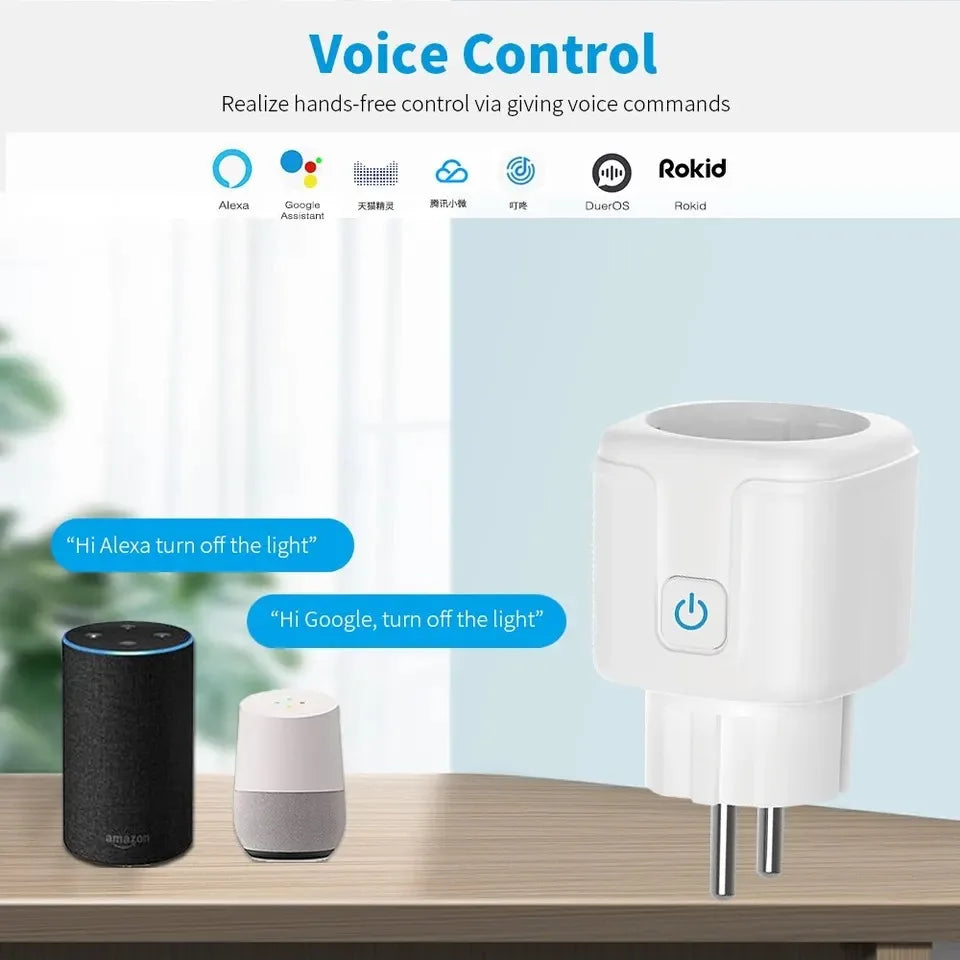 Tuya Zigbee Smart Plug 20A EU
