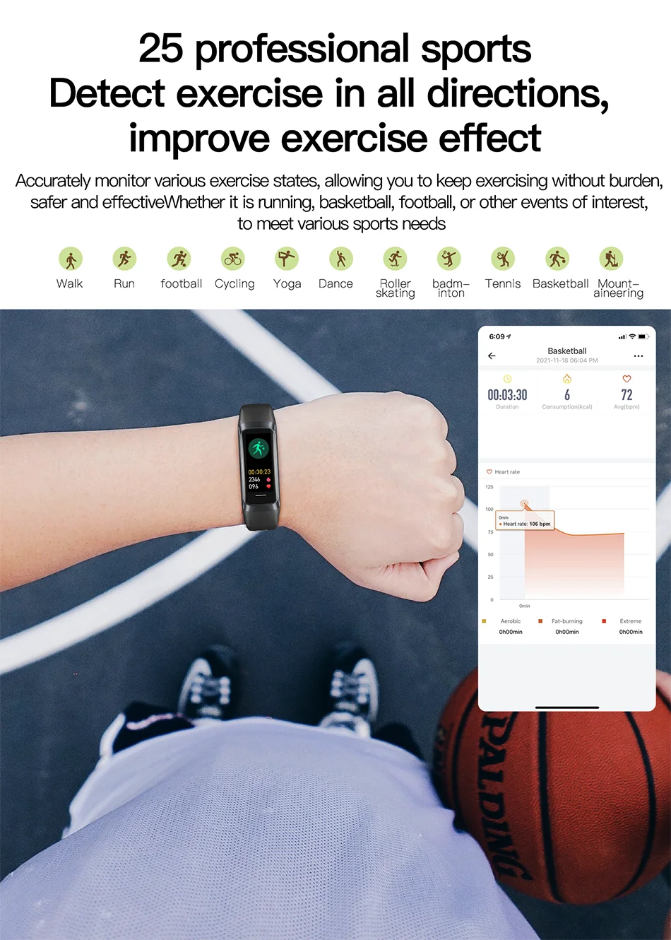 LIGE Amoled Smart Watch 2024