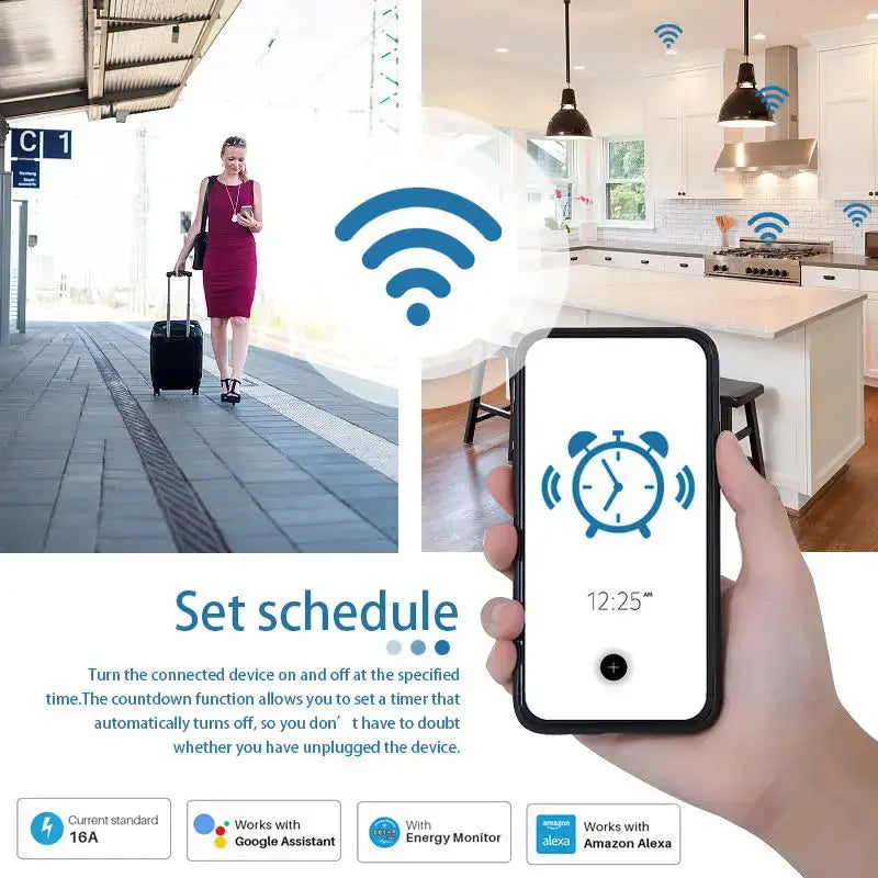 Tuya Zigbee Smart Plug 20A EU