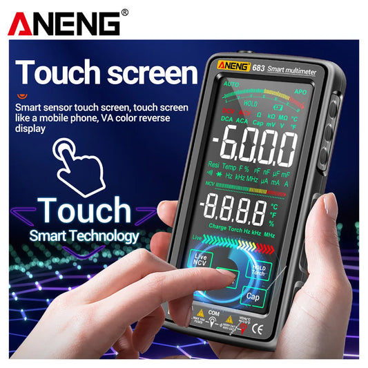 ANENG 683 Smart Multimeter High-end Touch 6000 Counts Multimetro