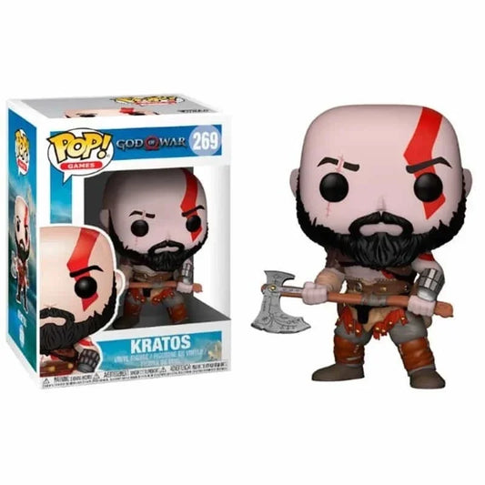 FUNKO POP
 God of War Kratos 269# Toy Pvc Action Figures Official Licensed Product Vinyl Model Toys for Children Birthday Gift
