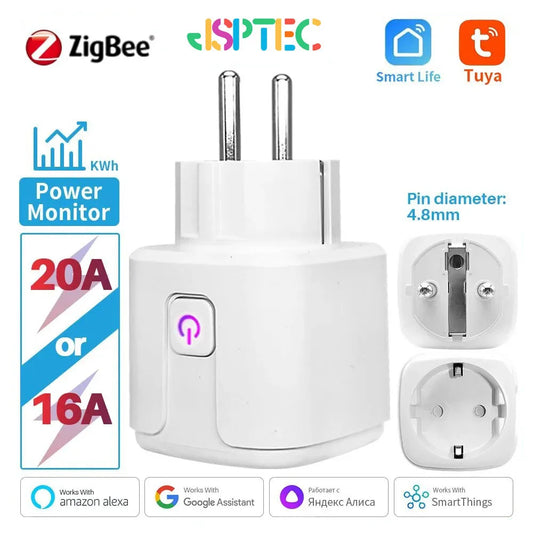 Tuya Zigbee Smart Plug 20A EU